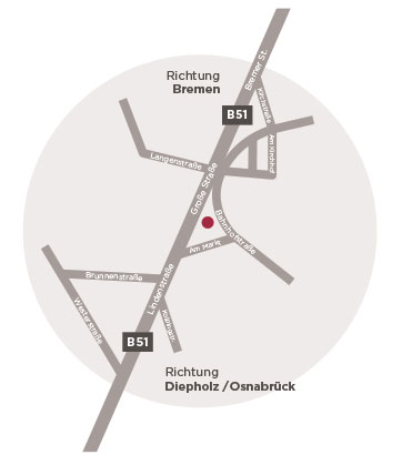 Lage des Classico in Twistringen